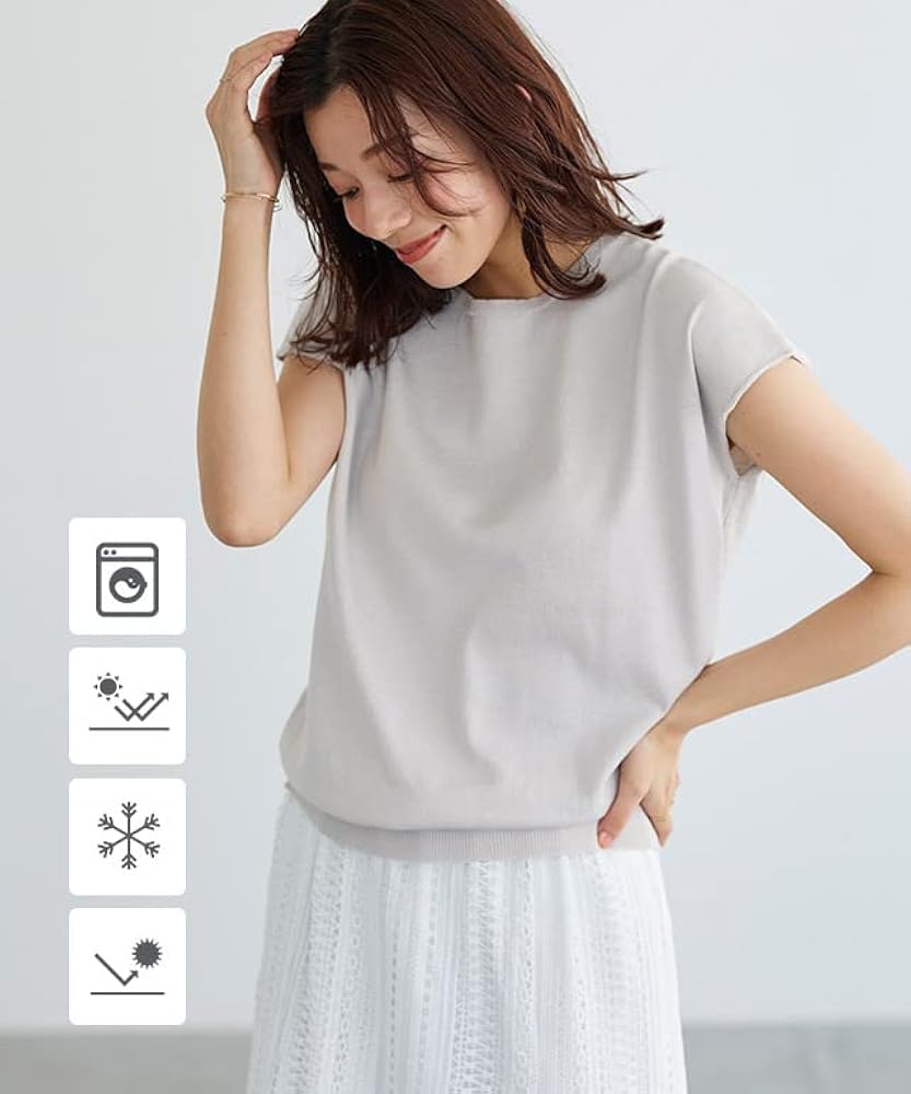 トップス Pot French Sleeve Knit FRENCH SLEEVE KNIT｜HELIOPOLE｜HÉLIOPÔLE（エリオポール）公式